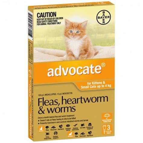 Advocate For Kittens And Small Cats Up To 4kg 3 Pack Orange Mamre