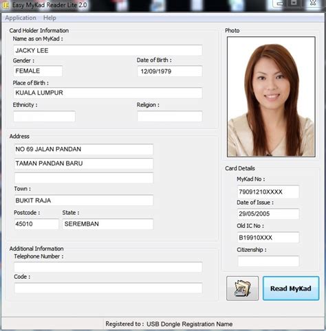 It may be to find a long lost friend or to identify an unknown caller. MyKad Reader | GeniSoftware
