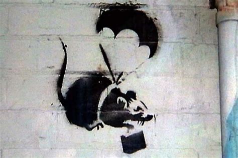Banksy Parachuting Rat Abc News Australian Broadcasting Corporation