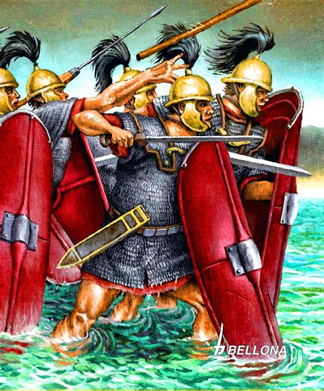 Roman Legionaries Landing In Britain Древний рим Римские солдаты