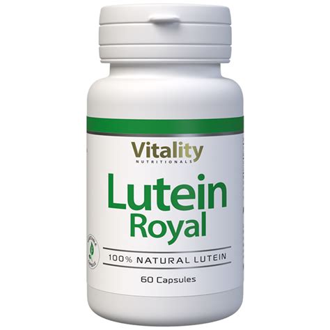 Lutein Royal Lutein Kosttilskud Vitality Nutritionals Sensilab