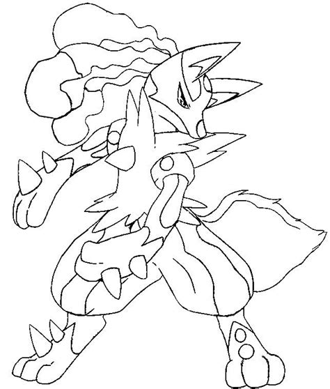 Coloring Pages Mega Evolved Pokemon Drawing Coloring Home