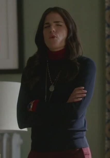 Sweater Red And Navy Turtleneck How To Get Away With Murder Karla Souza Laurel Castillon