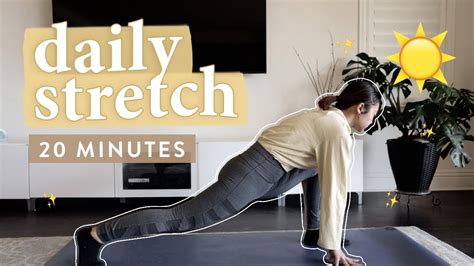 Daily Stretch Routine 20 Min Relaxing Full Body Stretches YouTube