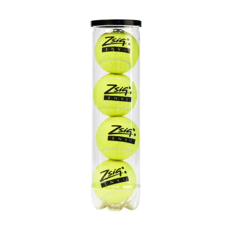 Tennis Envi Tournament Tennis Ball Tube Of 4 Zsig