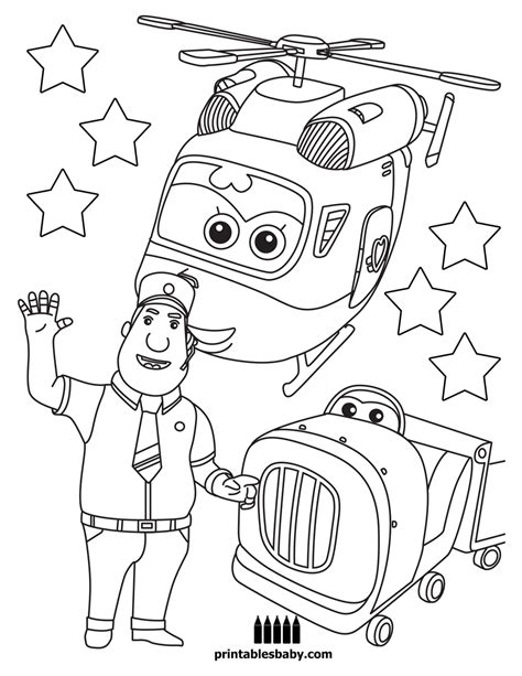 Super Wings Coloring Pages At Getdrawings Free Download