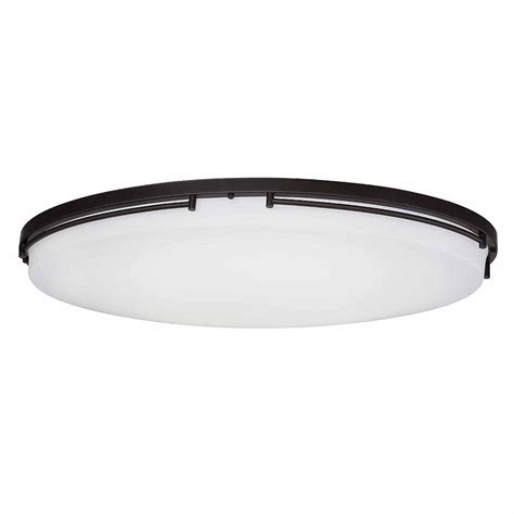 Shop lighting and more at the home depot. Hampton Bay 32-inch Rail Oil-Rubbed Bronze Integrated LED ...