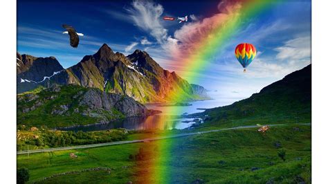 Nature images hd wallpaper download gif from ljndawson.org. Rainbow Landscape Ultra HD Wallpapers - Wallpaper Cave