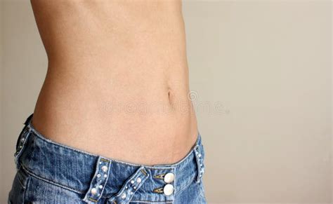 Woman S Belly Button Stock Photo Image Of Torso Buttons 10349854