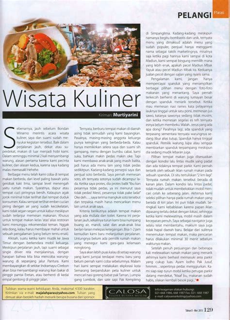 Cover Majalah Kuliner Sketsa
