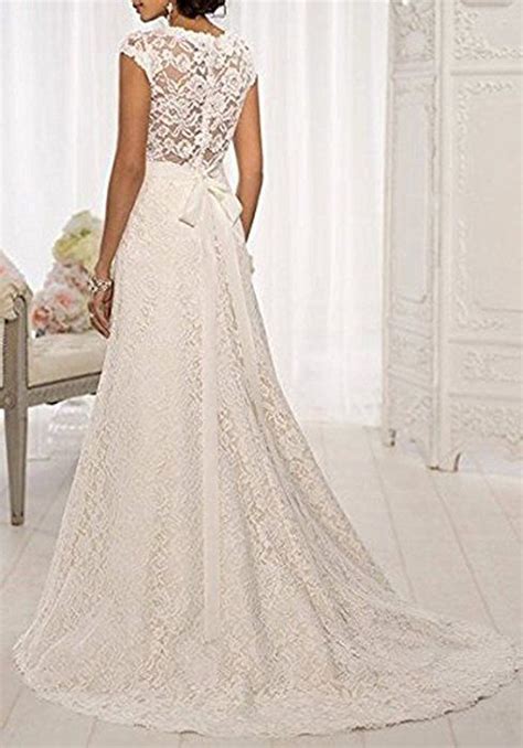 Maybe you would like to learn more about one of these? YASIOU Hochzeitskleid Standesamt Damen Lang Weiß Tüll ...