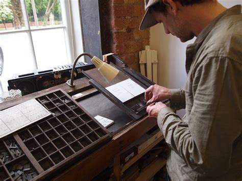 Create A Letterpress Print Workshop The Smallprint Company