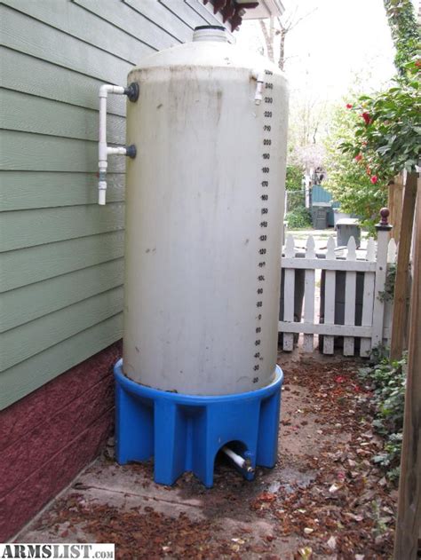 Armslist For Sale 250 Gallon Water Storage Tank Rain Barrel Drum