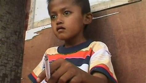Indonesian 8 Year Old Smokes 25 A Day Arabian Business