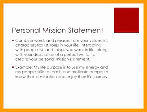 Non Profit Mission Statement Template Best Of Personal Vision Statement