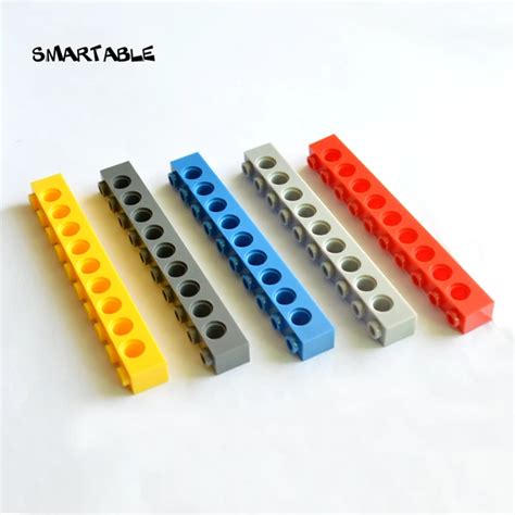 Smartable Technic Brick 1x10 With Holes Building Blocks Parts Creative
