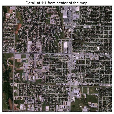 Aerial Photography Map Of Lawton Ok Oklahoma