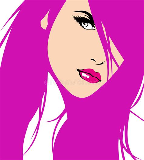 Face Of Pretty Woman Logo Vector Stock Vector Illustration Of Glamour