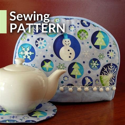 Tea Cozy Pattern Diy Tutorial Tea Cosy Sewing Pattern Pdf Instant
