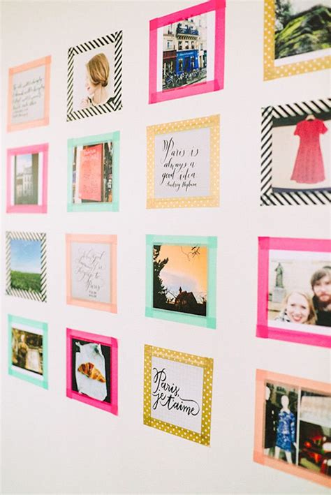 51 Ways To Diy The Bedroom Of Your Kids Dreams Washi Tape Wall Art