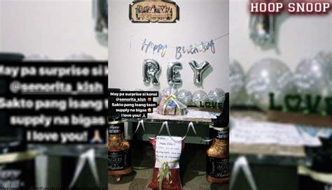 A Rey Nambatac Gets Surprise Birthday T From Kisha Ancheta