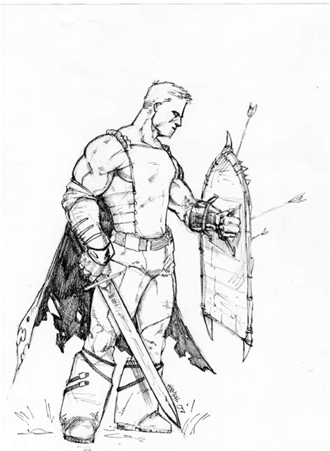 Warrior Pencils Concept Art By Anmph On Deviantart