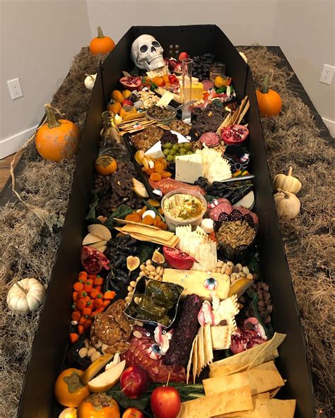 Spooky Charcuterie Coffin