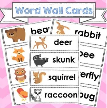 Animal Words / Animal Words by Renee Dooly | Teachers Pay Teachers