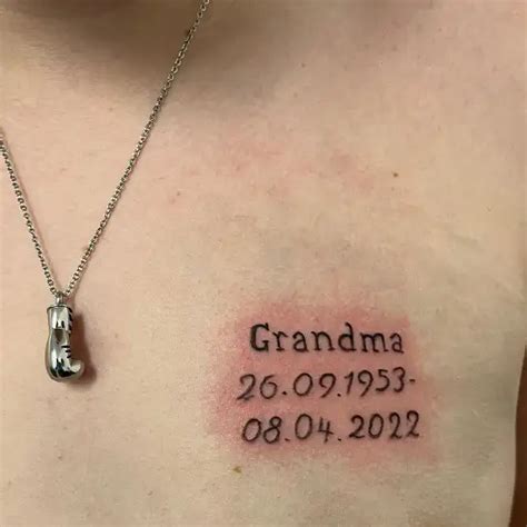 top more than 78 remembrance tattoos for grandma in cdgdbentre