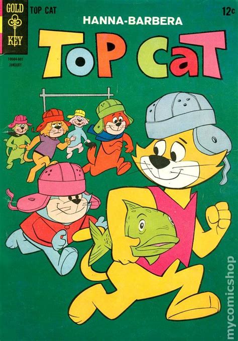 top cat 1962 dell gold key 17 cat top comic books comic book covers