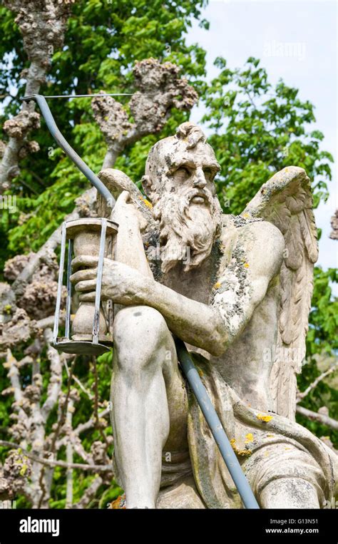 Old Father Time Statue In Hi Res Stock Photography And Images Alamy