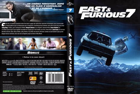 Jaquette Dvd De Fast And Furious 7 V2 Cinéma Passion
