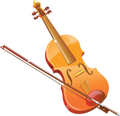 Violin Musical Instrument Icon Violin And Bow Png Png Download 3505