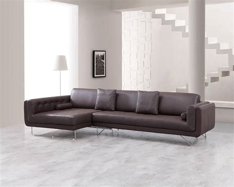 Luxury Leather Corner Sectional Sofa With Pillows Nashville Davidson