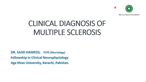 Multiple Sclerosis Ms Clinical Diagnosis Of Ms Mcdonalds