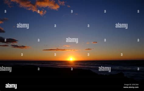 Beautiful Sunset In California Stock Photo Alamy