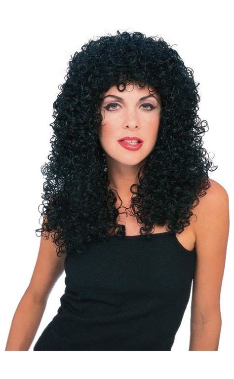 Extra Long Black Curly Wig