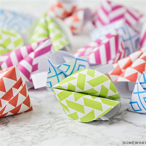 How To Make Paper Fortune Cookies Somewhat Simple