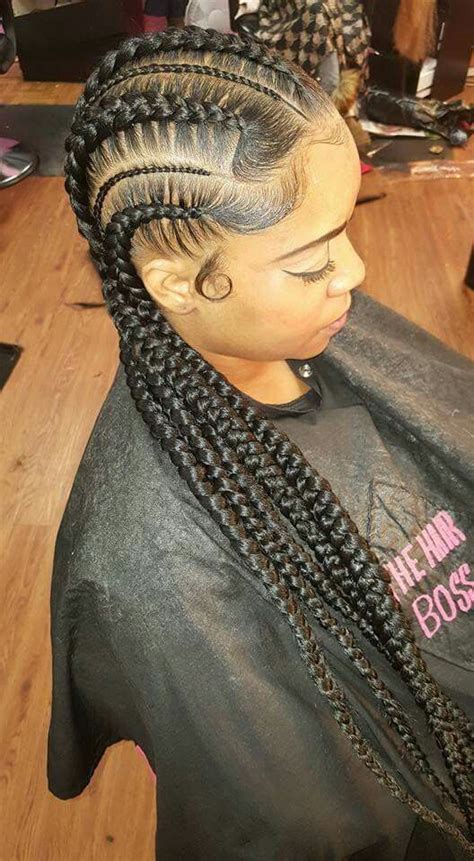 The jheri curl provided a glossy curly style that became uniquely iconic in its time. Braids | Cool braid hairstyles, Single braids hairstyles, Cornrow hairstyles
