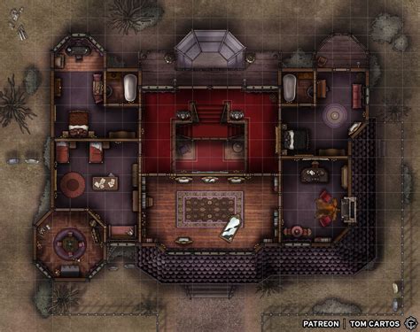 Dnd Haunted House Map A Dusty Maidsbutlers Uniform Haunted By The