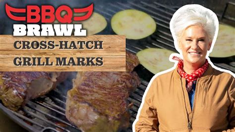 how to get perfect cross hatch grill marks bbq brawl food network youtube