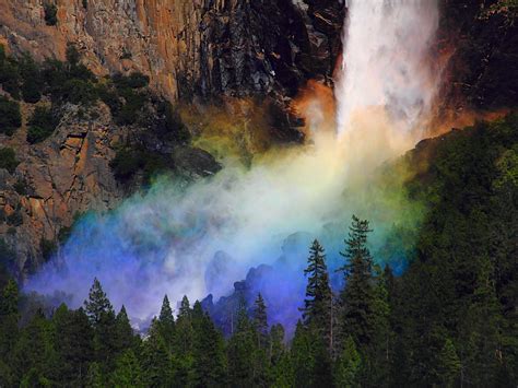 Img8800 Rainbow And Bridalveil Falls Yosemite National P