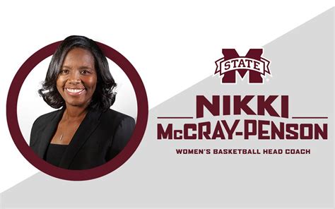 Nikki Mccray Penson Named Mississippi States Eighth Womens Basketball Coach Mississippi