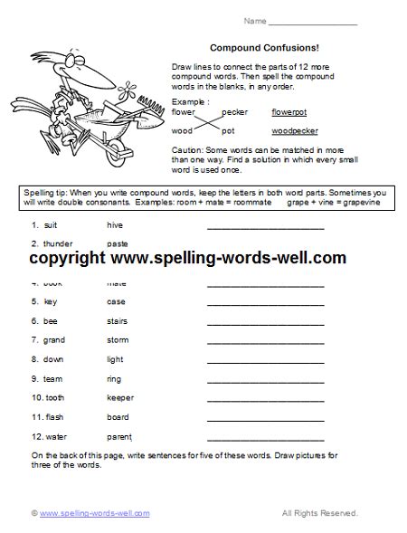 4th Grade Language Arts Worksheets Free Maryann Kirbys Reading