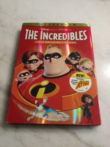 The Incredibles Dvd 2 Disc Set Fullscreen Collectors Edition Ebay