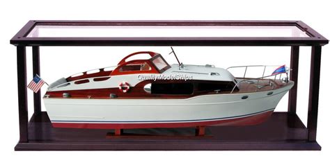 Ship Display Case For Speed Boats Length 32 35 With Acrylic