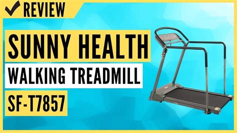 Sunny Health And Fitness Walking Treadmill Sf T7857 Review Youtube
