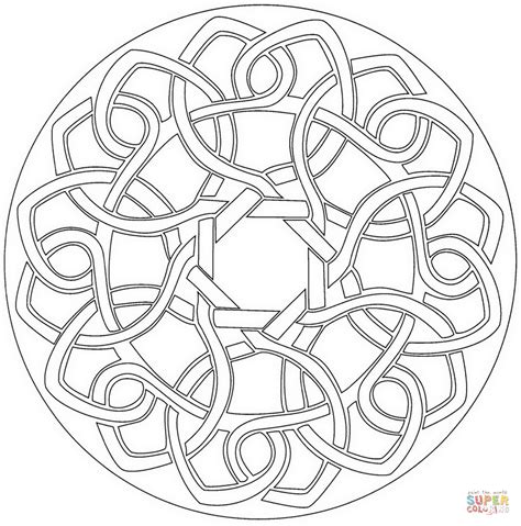 Arts Culture Mandala Celtic Mandalas Coloring Pages Motherhood