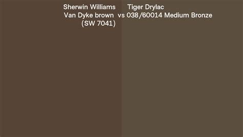 Sherwin Williams Van Dyke Brown Sw Vs Tiger Drylac