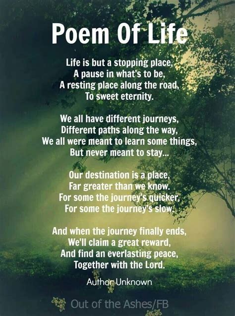Poem Of Life Poems About Life Grieving Quotes Heaven Quotes